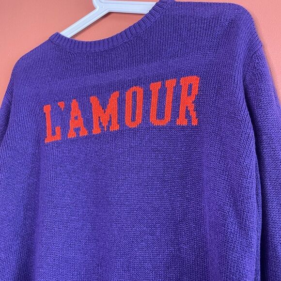 H&M Crewneck Graphic Long Sleeve Sweater Womens Size S - Picture 2 of 4